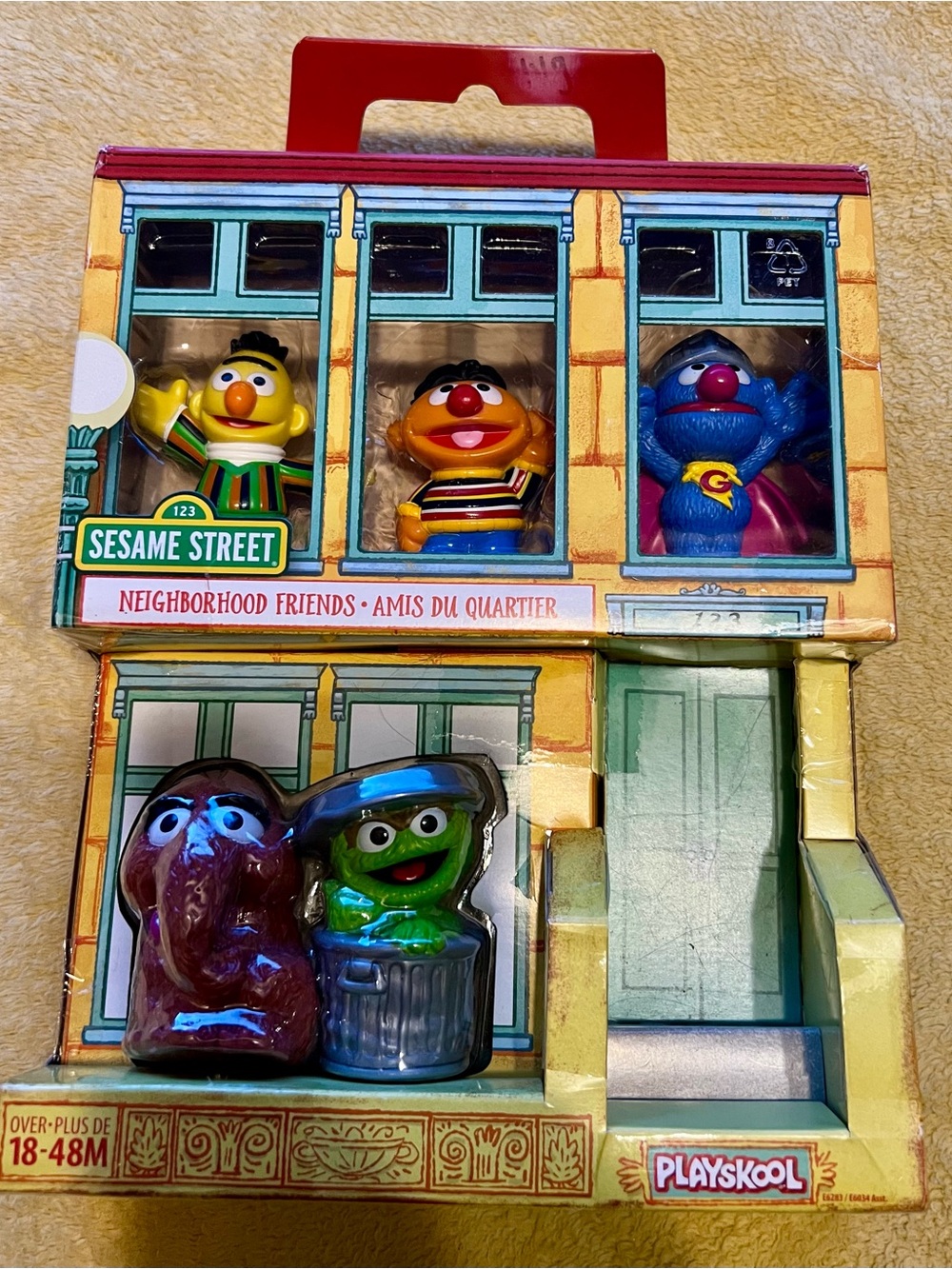 Playskool Sesame Street Neighborhood Friends 5-Figure Set, Plastic, Ages 18-48M